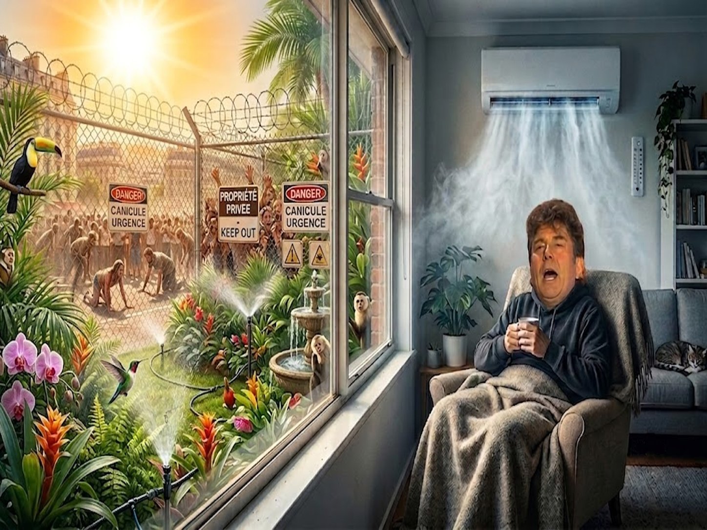 clim climatisation climatise froid frais fraicheur canicule chaleur purification mitsubishi climatiseur prolo golem ecolo temperature