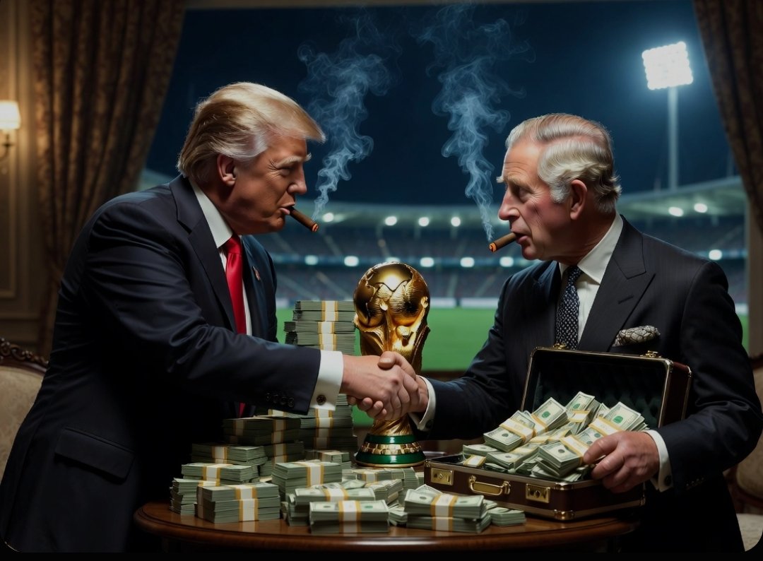 trump princecharles corruption coupedumonde argent football