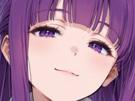 fern-frieren-cheveux-indigo-yeux-violet-lieden-fic-bloop