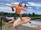 conor-mc-gregor-mcgregor-blessure-vs-max-holloway-skateboard-skate-courir-feet-olga-kurylenko-park