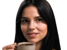 inde-navarrette-actrice-tasse-mignonne-cute-belle-regard-cafe