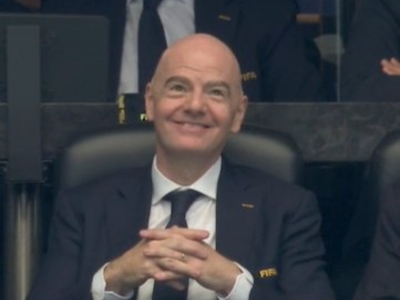 gianni infantino corruption cdm coupe monde 2026 sourire rigole heureux