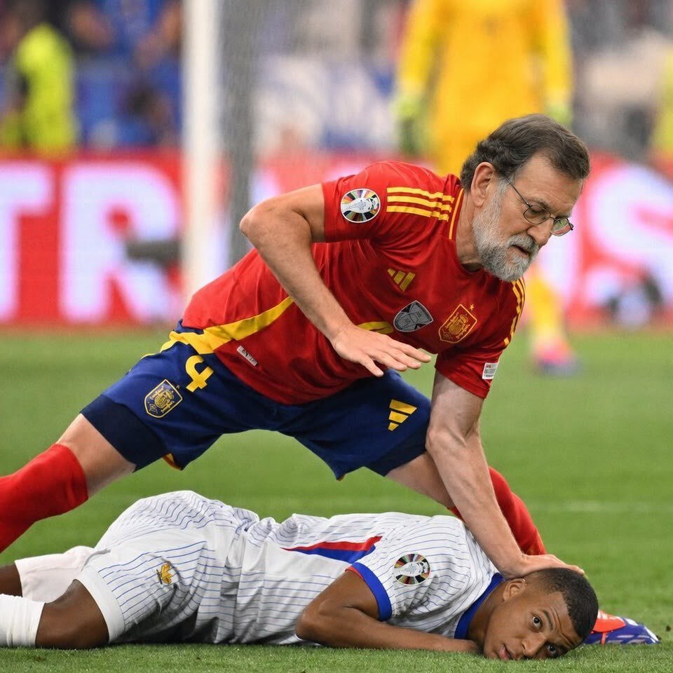 mariano rajoy kylian mbappe coupe monde foot football espagne france match