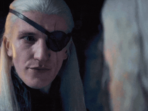 house of the dragon haelena reine gif argument dispute aemond targaryen