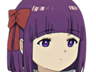 fern-frieren-cheveux-indigo-yeux-violet-lieden-broche-frange-fic-bloop-enfant-petite