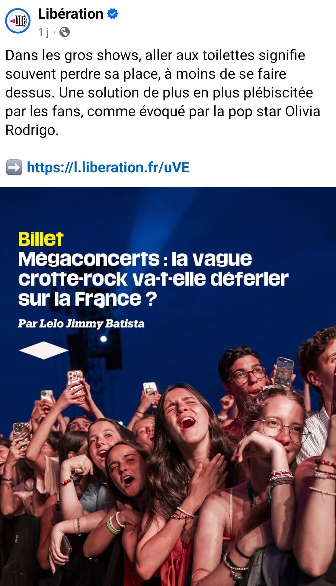 liberation concert chier dessus caca scatophile scatophilie gens normaux gauche gaucho bobo progres show toilettes