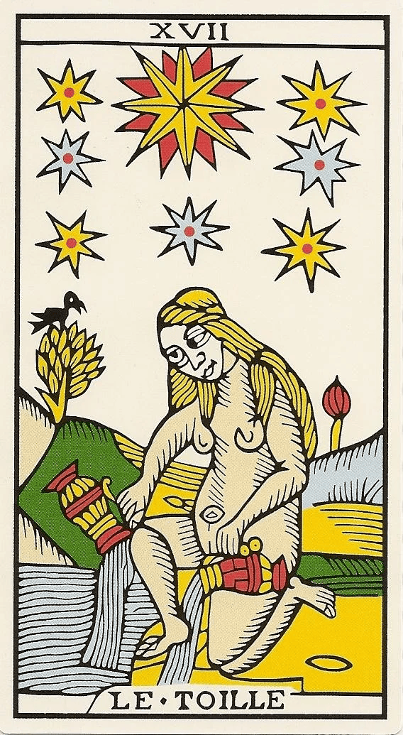 tarot marseille carte arcane majeur fic bloop etoile 17