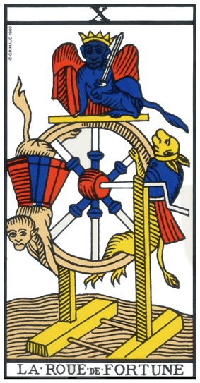 tarot marseille carte arcane majeur fic bloop roue de fortune 10