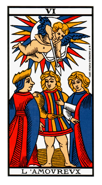 tarot marseille carte arcane majeur fic bloop amoureux 6