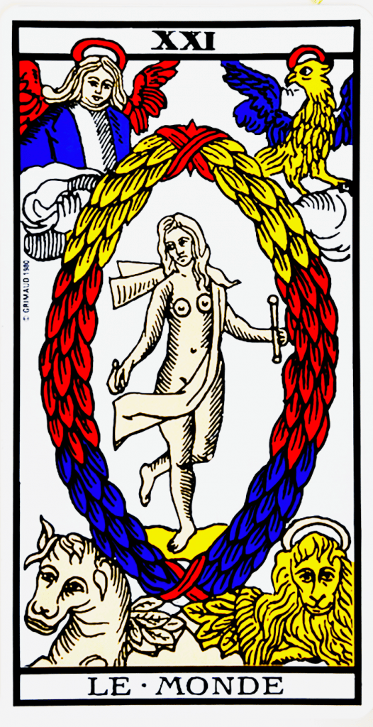 tarot marseille carte arcane majeur fic bloop monde 21