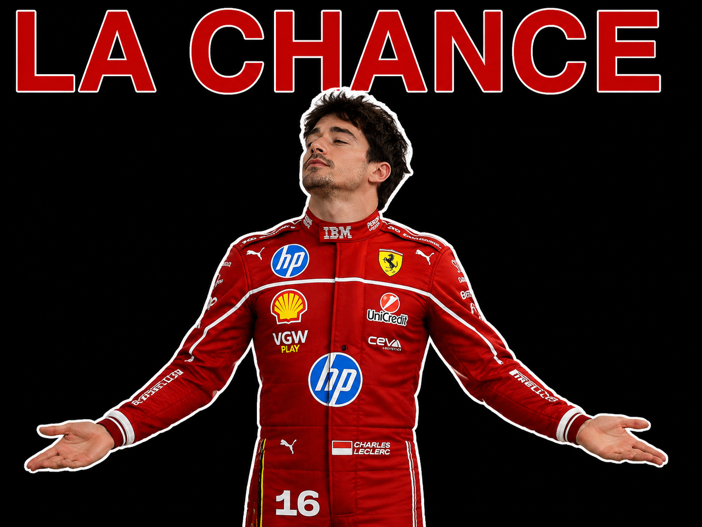 f1 fomule une one charles leclerc ferrari la chance