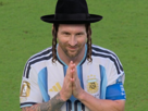 messi-lionel-leo-argentin-argentine-football-israel-sioniste-juif-frotter-mains-main-caricature-papillotes-chapeau