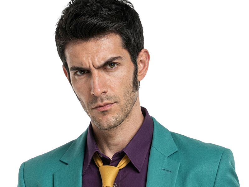 arsene lupin iii 3 rupan sansei ia homme reel brun yeux marrons edgar cambriole lupin-le-3