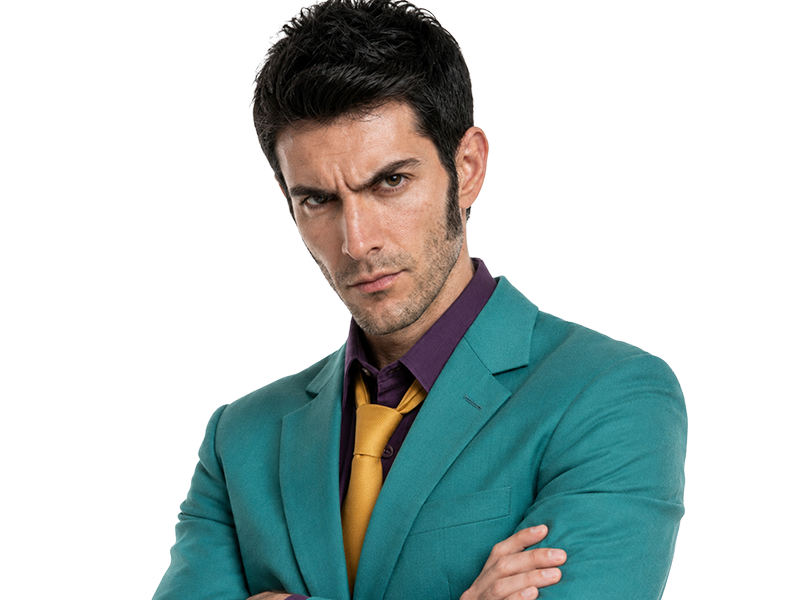 arsene lupin iii 3 rupan sansei ia homme reel brun yeux marrons edgar cambriole lupin-le-3