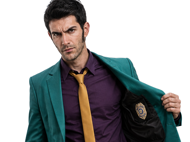 arsene lupin iii 3 rupan sansei ia homme reel brun yeux marrons edgar cambriole lupin-le-3