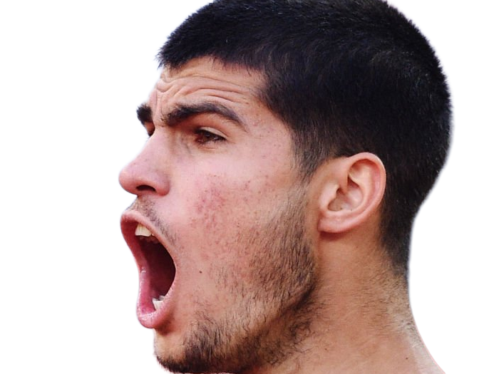 carlos alcaraz homme sportif tennisman espagnol brun yeux marrons vingtaine vingtenaire tennis carlitos