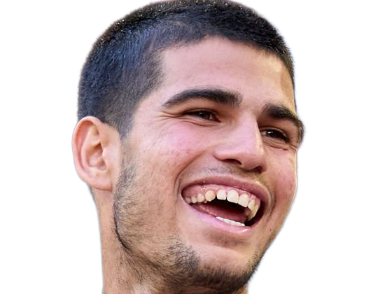 carlos alcaraz homme sportif tennisman espagnol brun yeux marrons vingtaine vingtenaire tennis carlitos