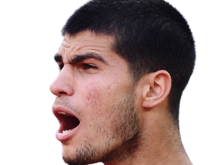 carlos alcaraz homme sportif tennisman espagnol brun yeux marrons vingtaine vingtenaire tennis carlitos