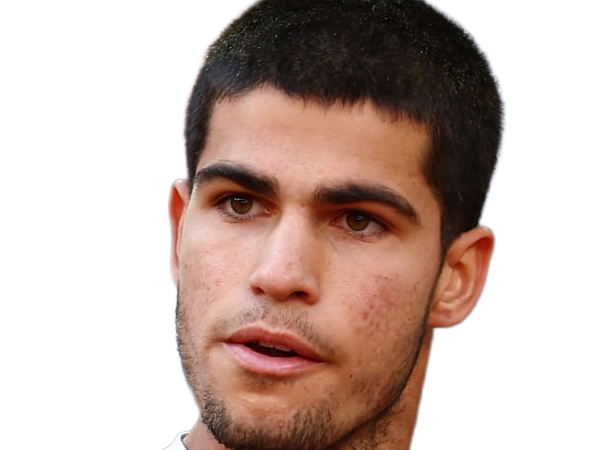 carlos alcaraz homme sportif tennisman espagnol brun yeux marrons vingtaine vingtenaire tennis carlitos