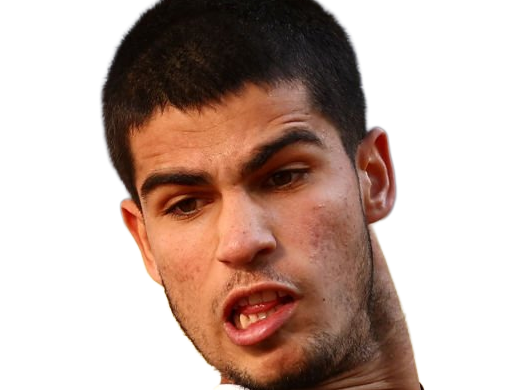 carlos alcaraz homme sportif tennisman espagnol brun yeux marrons vingtaine vingtenaire tennis carlitos