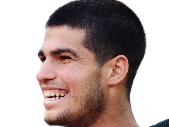 carlos alcaraz homme sportif tennisman espagnol brun yeux marrons vingtaine vingtenaire tennis carlitos