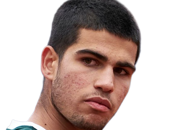 carlos alcaraz homme sportif tennisman espagnol brun yeux marrons vingtaine vingtenaire tennis carlitos