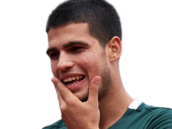 carlos alcaraz homme sportif tennisman espagnol brun yeux marrons vingtaine vingtenaire tennis carlitos