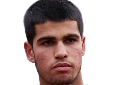 carlos alcaraz homme sportif tennisman espagnol brun yeux marrons vingtaine vingtenaire tennis carlitos
