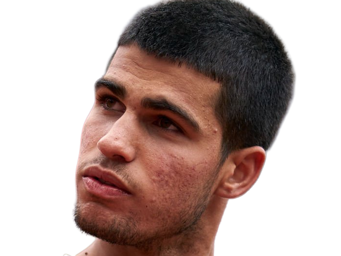 carlos alcaraz homme sportif tennisman espagnol brun yeux marrons vingtaine vingtenaire tennis carlitos