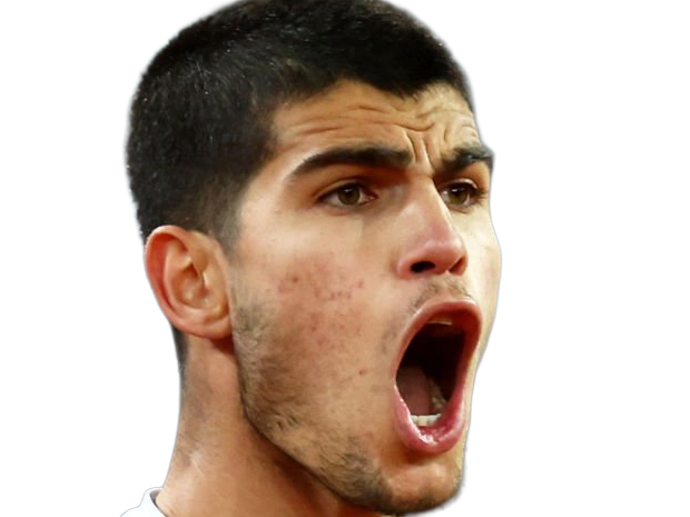 carlos alcaraz homme sportif tennisman espagnol brun yeux marrons vingtaine vingtenaire tennis carlitos