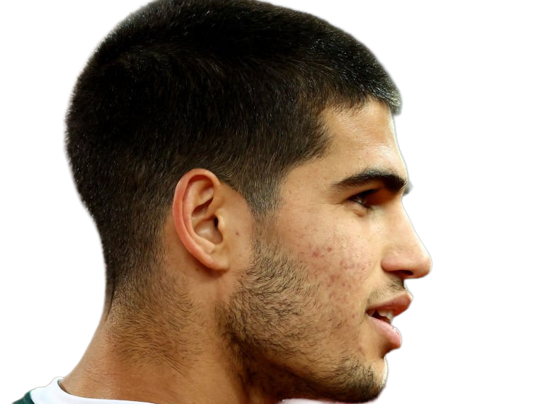 carlos alcaraz homme sportif tennisman espagnol brun yeux marrons vingtaine vingtenaire tennis carlitos