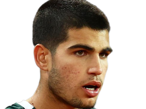 carlos alcaraz homme sportif tennisman espagnol brun yeux marrons vingtaine vingtenaire tennis carlitos