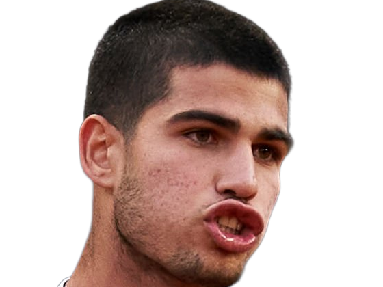 carlos alcaraz homme sportif tennisman espagnol brun yeux marrons vingtaine vingtenaire tennis carlitos