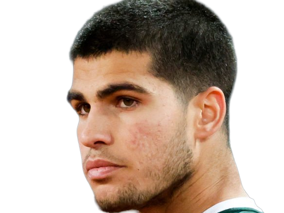 carlos alcaraz homme sportif tennisman espagnol brun yeux marrons vingtaine vingtenaire tennis carlitos