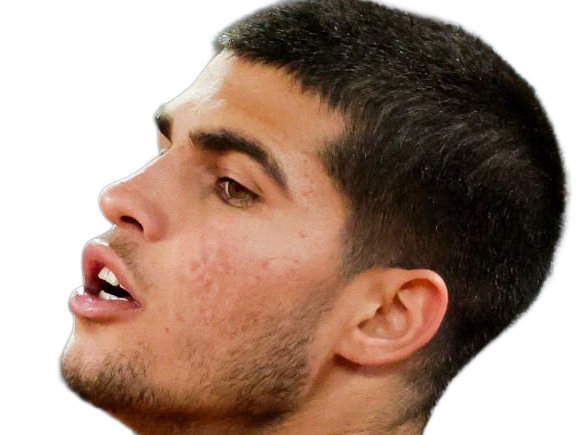 carlos alcaraz homme sportif tennisman espagnol brun yeux marrons vingtaine vingtenaire tennis carlitos