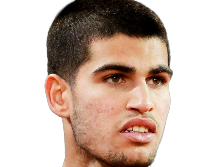 carlos alcaraz homme sportif tennisman espagnol brun yeux marrons vingtaine vingtenaire tennis carlitos