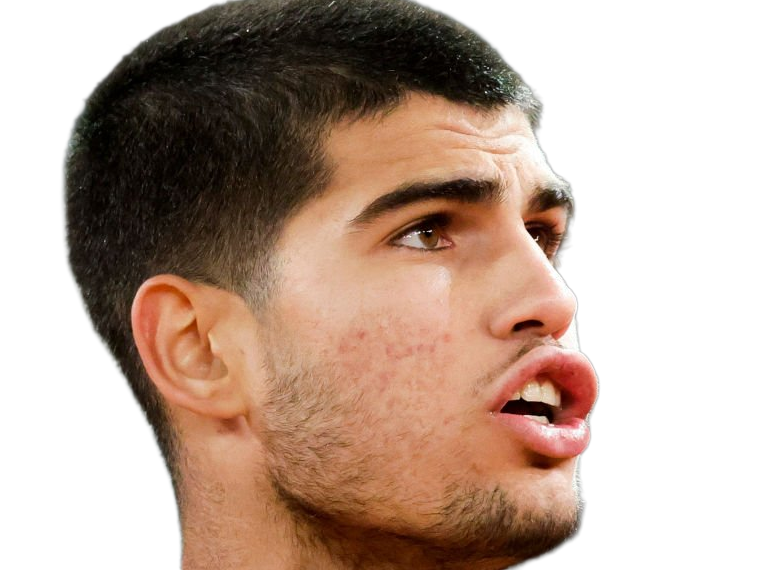 carlos alcaraz homme sportif tennisman espagnol brun yeux marrons vingtaine vingtenaire tennis carlitos