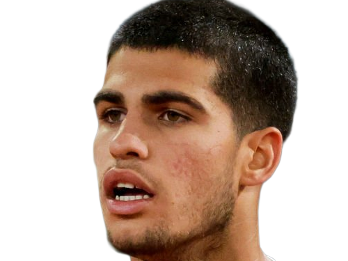 carlos alcaraz homme sportif tennisman espagnol brun yeux marrons vingtaine vingtenaire tennis carlitos