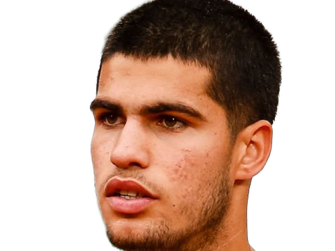 carlos alcaraz homme sportif tennisman espagnol brun yeux marrons vingtaine vingtenaire tennis carlitos