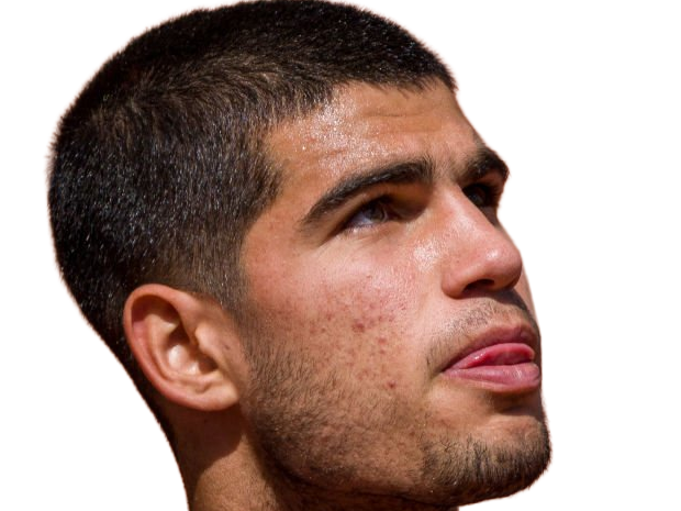 carlos alcaraz homme sportif tennisman espagnol brun yeux marrons vingtaine vingtenaire tennis carlitos