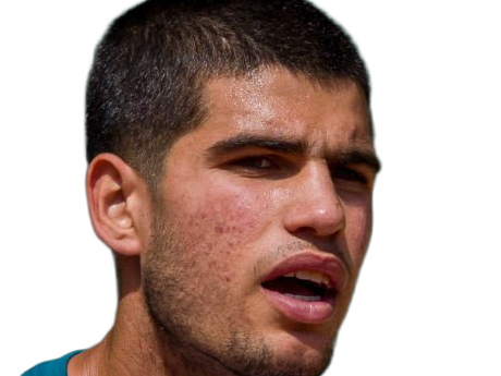 carlos alcaraz homme sportif tennisman espagnol brun yeux marrons vingtaine vingtenaire tennis carlitos