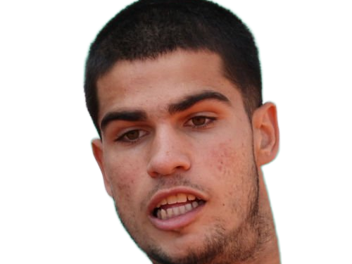 carlos alcaraz homme sportif tennisman espagnol brun yeux marrons vingtaine vingtenaire tennis carlitos