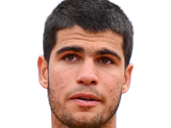 carlos alcaraz homme sportif tennisman espagnol brun yeux marrons vingtaine vingtenaire tennis carlitos