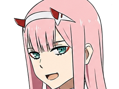 zero two darling franxx hybride humaine-hurleuse sapien femme waifu cheveux roses yeux verts manga anime