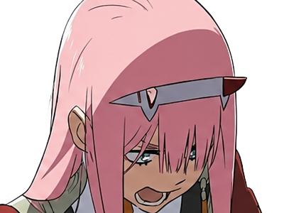 zero two darling franxx hybride humaine-hurleuse sapien femme waifu cheveux roses yeux verts manga anime