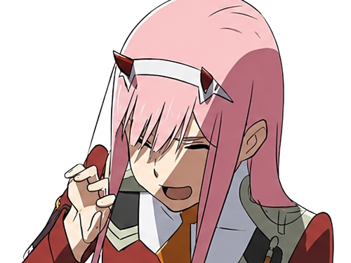 zero two darling franxx hybride humaine-hurleuse sapien femme waifu cheveux roses yeux verts manga anime