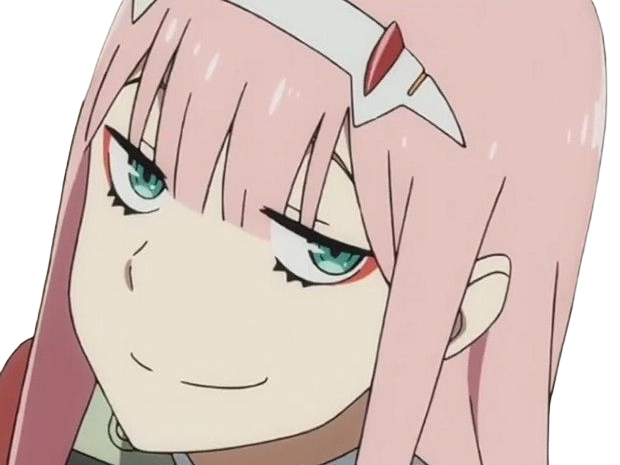 zero two darling franxx hybride humaine-hurleuse sapien femme waifu cheveux roses yeux verts manga anime
