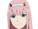 zero-two-darling-franxx-hybride-humaine-hurleuse-sapien-femme-waifu-cheveux-roses-yeux-verts-manga-anime