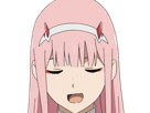 zero-two-darling-franxx-hybride-humaine-hurleuse-sapien-femme-waifu-cheveux-roses-yeux-verts-manga-anime