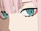 zero-two-darling-franxx-hybride-humaine-hurleuse-sapien-femme-waifu-cheveux-roses-yeux-verts-manga-anime